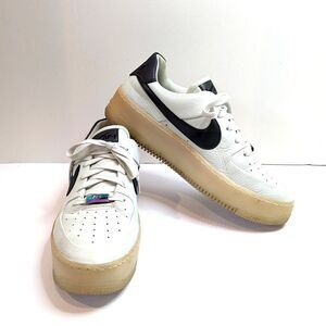 Nike AF1 Sage Low Spruce Aura Leather AR5409-003 Women 10 / Men 8.5 Iridescent